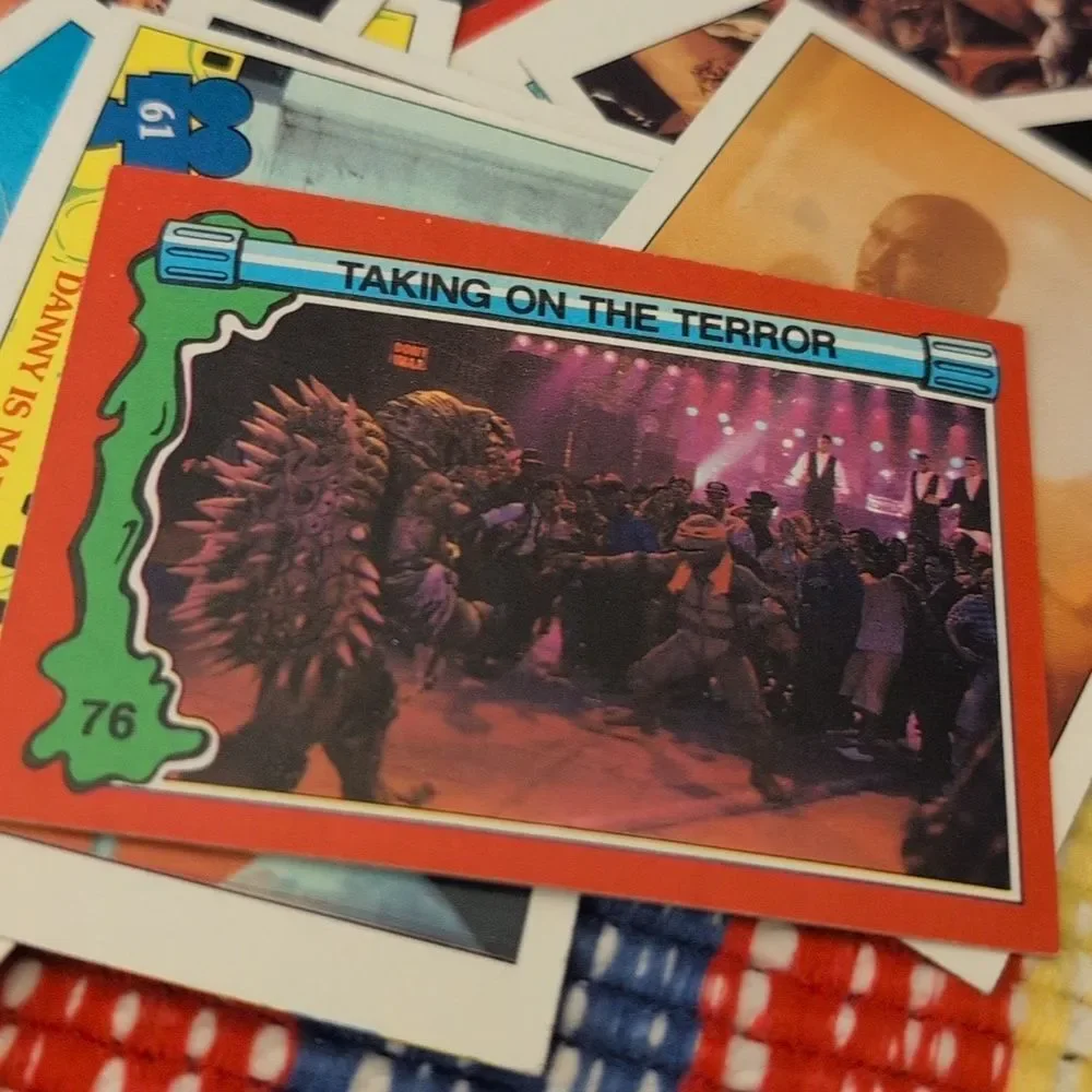 Vintage Teenage Mutant Ninja Turtle Movie Trading‎ Cards Collection